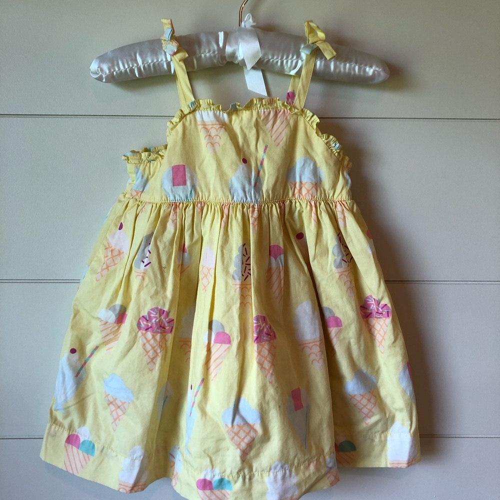 Baby Gap Yellow Ice Cream Dress Girls size 18-24